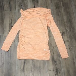 Guess brand new athletic off the shoulder sweater